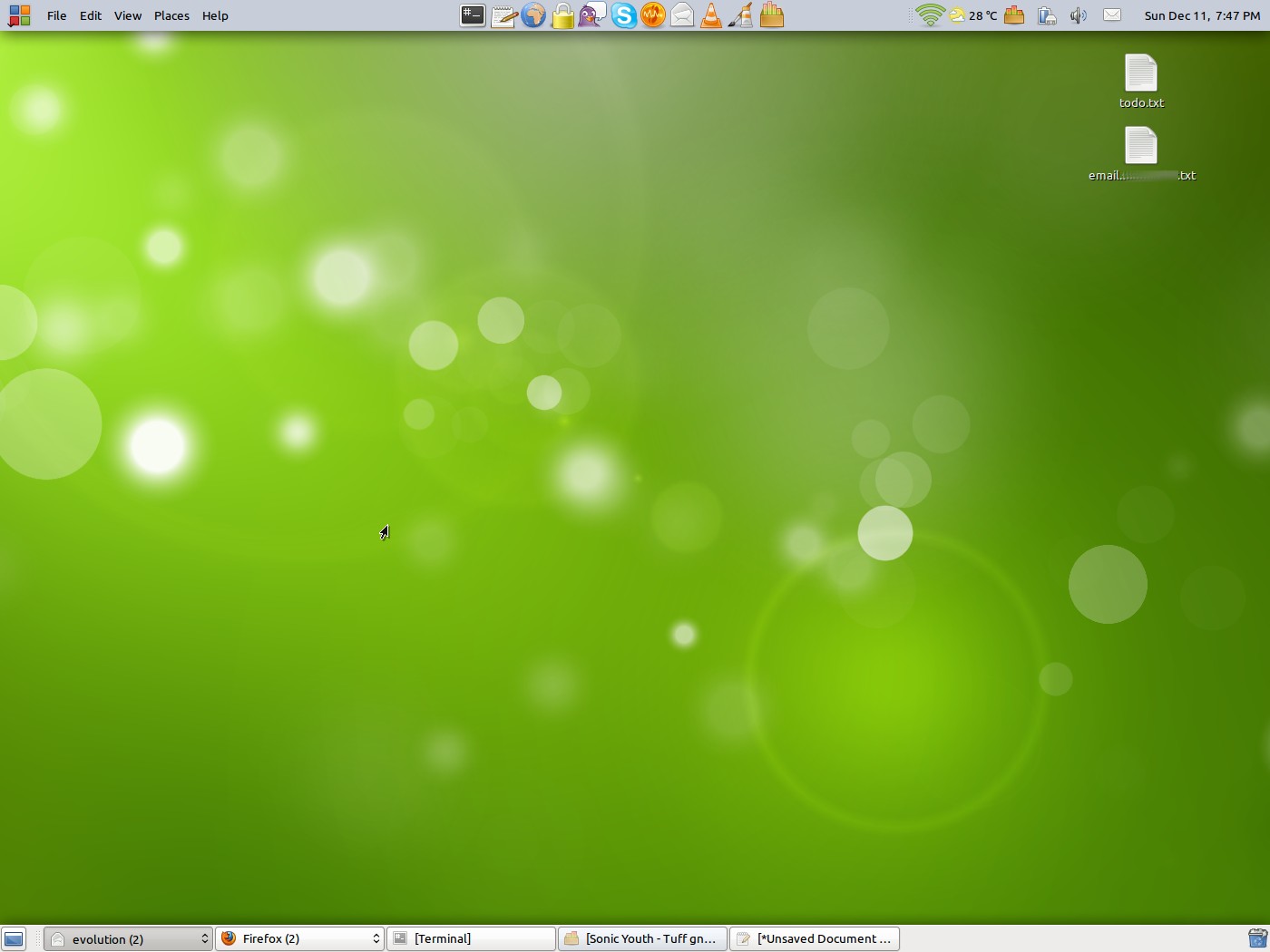 ... GTK, and of course, the Linux Mint wallpaper from yesterday's tests