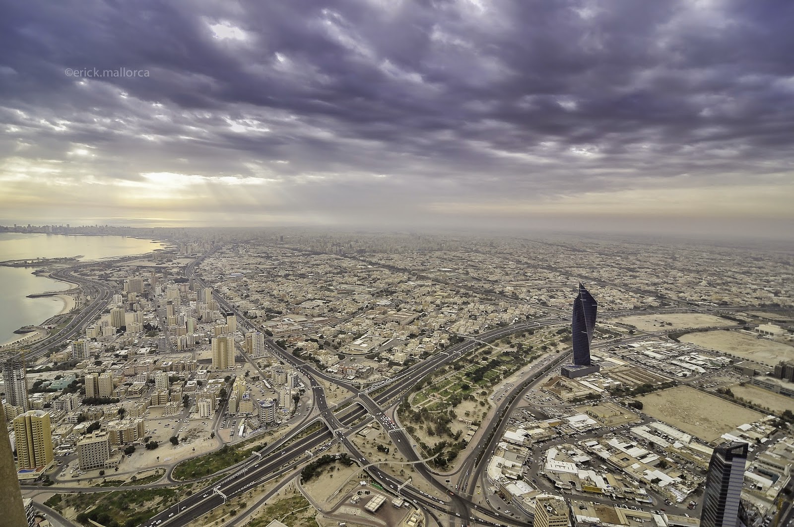 view from Al Hamra Tower