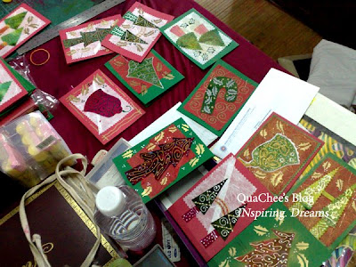 batik, batik art card