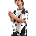 Cow Print Oversized T-Shirt