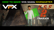 How to make KGF trailer Spoof VFX editing in  mobile kinemaster