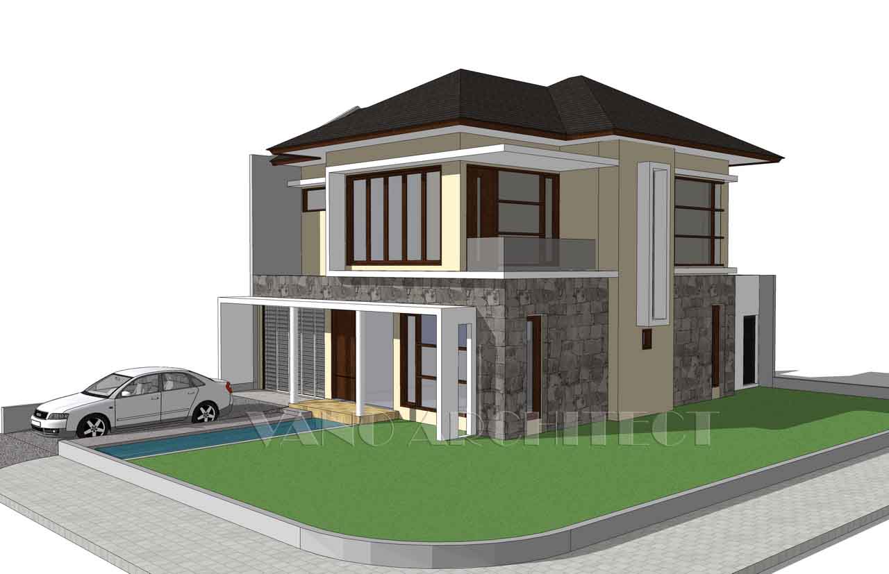 Model Rumah Minimalis Limasan Wallpaper Dinding