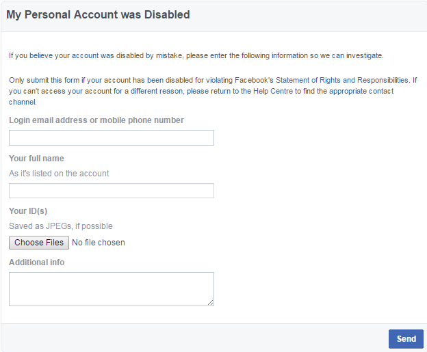 Facebook-account-disable-application-from