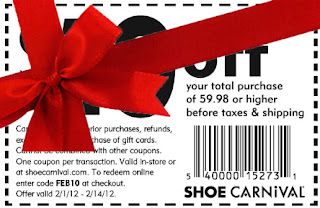 Free Printable Shoe Carnival Coupons