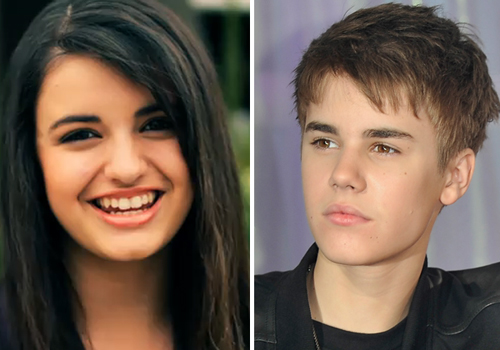 justin bieber rebecca black comparison. Step aside Bieb, Rebecca Black