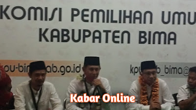 Paslon IMAN Resmi Mendaftar sebagai Kontestan di Pilkada Kabupaten Bima