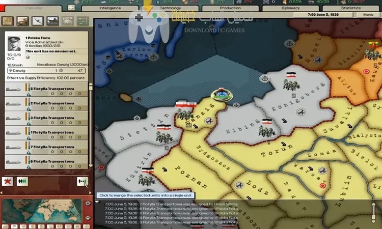 تحميل لعبة قلوب حديدية Hearts Of Iron 2