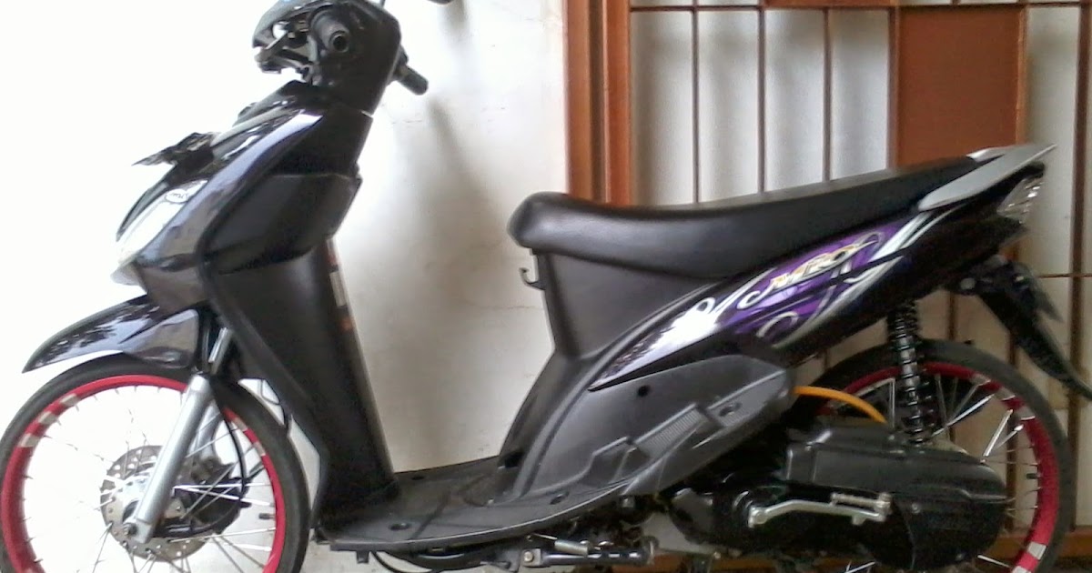  Modifikasi  Mio  Sporty  Hitam Kumpulan Modifikasi  Motor 