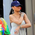 Photos: Rihanna lovely in a flowing dress for NYC photoshoot