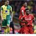 Liverpool failed to reap the Full Points from Norwich City Premier League