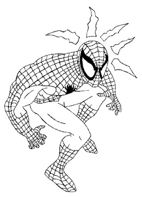 Desenhos do Homem Aranha para Colorir e Imprimir – Spiderman Marvel