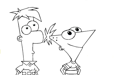 Phineas e Ferb coloring book