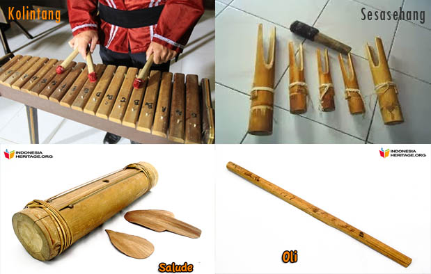6 Alat Musik Tradisional  Sulawesi Utara Gambar dan 