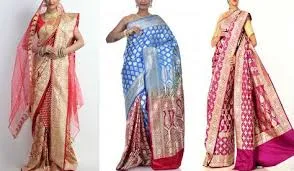 মেয়েদের ঈদের শাড়ি ডিজাইন - বেনারসি কাতান শাড়ির ছবি ২০২৪ - সফট কাতান শাড়ির পিক -  suti print saree picture - insightflowblog.com - Image no 34