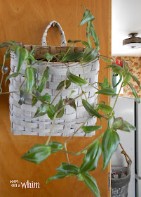 Thrifted Basket Planter | Denise on a Whim