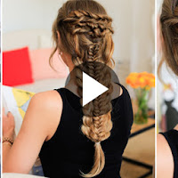 Learn - How To Make Simple Layered Braid Hairstyle, See Tutorial