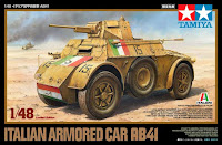 Tamiya 1/48 ITALIAN ARMORED CAR AB41 (89778) Color Guide & Paint Conversion Chart　