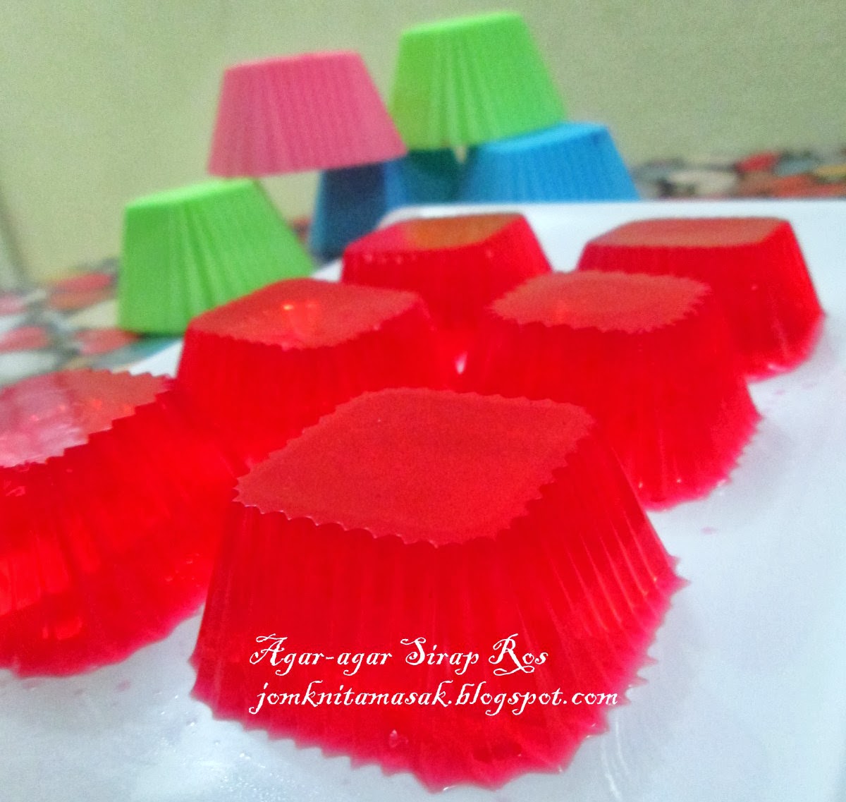 Jom Kak Nita Masak: Agar-agar Sirap Ros