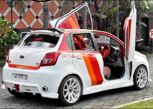 www ajinaka blogspot com Datsun  Go  Hatchback  hasil modifikasi 