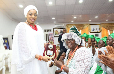 Olori Wuraola Ogunwusi honoured as the Grand Patroness for all market women in Idanre LG 