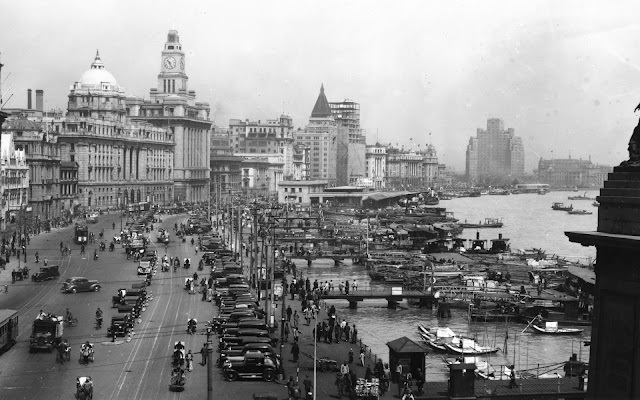 Shanghai, China en 1930 - Paisajes de Ciudades