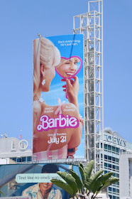 Barbie movie billboard
