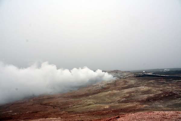 island lava vulkanland varm kilde