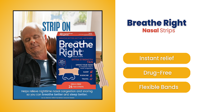 Breathe Right Nasal Strips