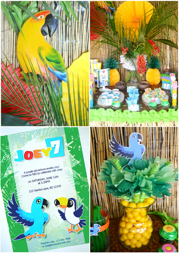 Rio 2 Movie  Inspired Birthday  Party  Party  Ideas  Party  