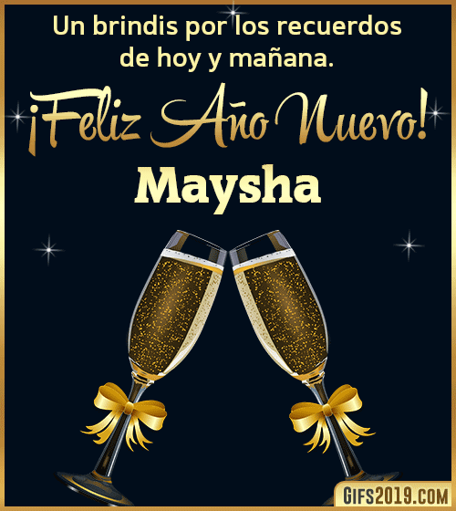 Brindis de feliz año nuevo maysha Brindis de feliz año nuevo maysha