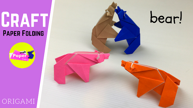 How To Make Origami Bear Origami Polar Bear Easy Origami
