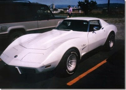 54 1976 Chevrolet Corvette Stingray Coupe in the Rainier Shopping Center parking lot for Rainier Days in the Park on July 13, 1996