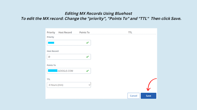 Change the priority-Points To-TTL