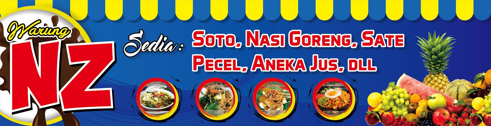  Desain Banner Warung Makan Cdr