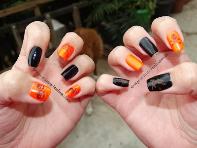 Unhas de Halloween - Grazi e Suas Maluquices