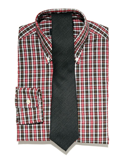 plaid ties for men. Try mixing your plaid shirts