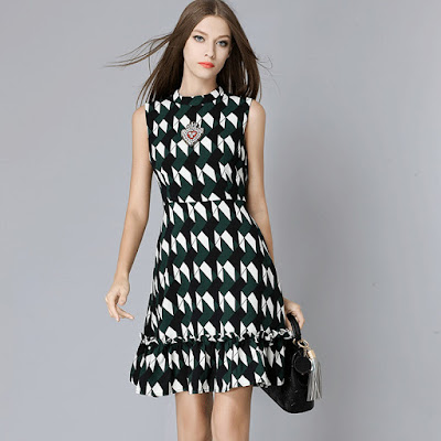  printed dress