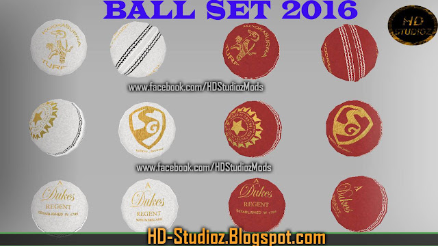 HD Ball Set 2016 For Cricket 07 Now Released