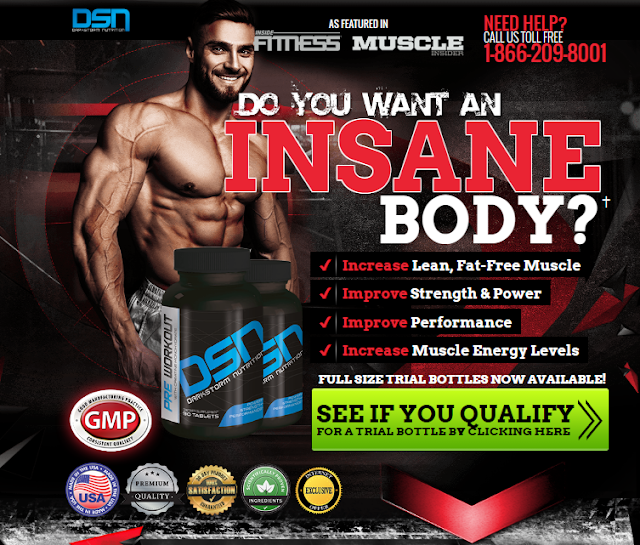  DSN Pre Workout - Risk Free Trial 
