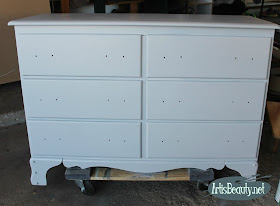 general finishes seagull gray water based milk paint dresser makeover before and after