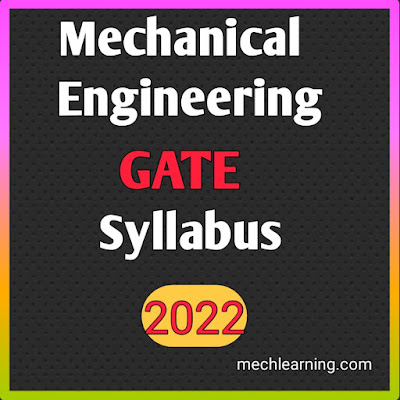 Mechanical engineering gate syllabus