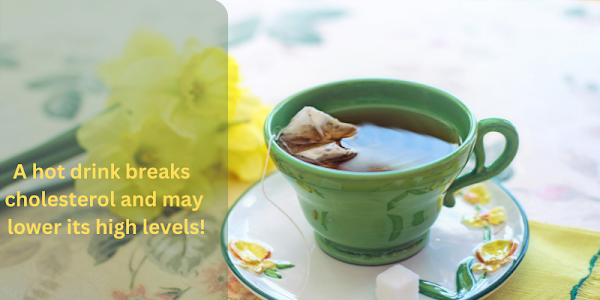 A hot drink breaks cholesterol and may lower its high levels!