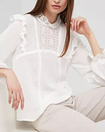 białe bluzki eleganckie