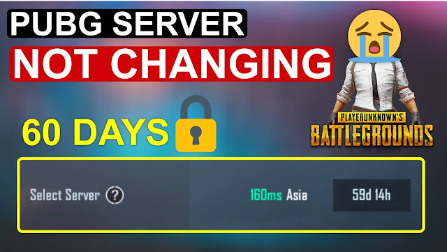 pubg server not changing