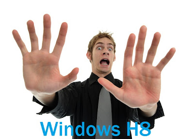 Man showing hate gesture for Windows H8: Intelligent Computing