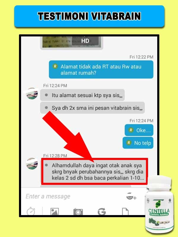 Testimoni Vitabrain Anak Cerdas