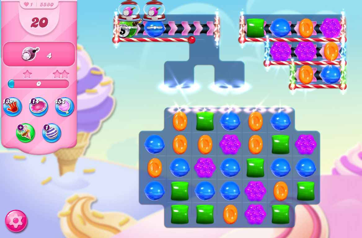 Candy Crush Saga level 5580