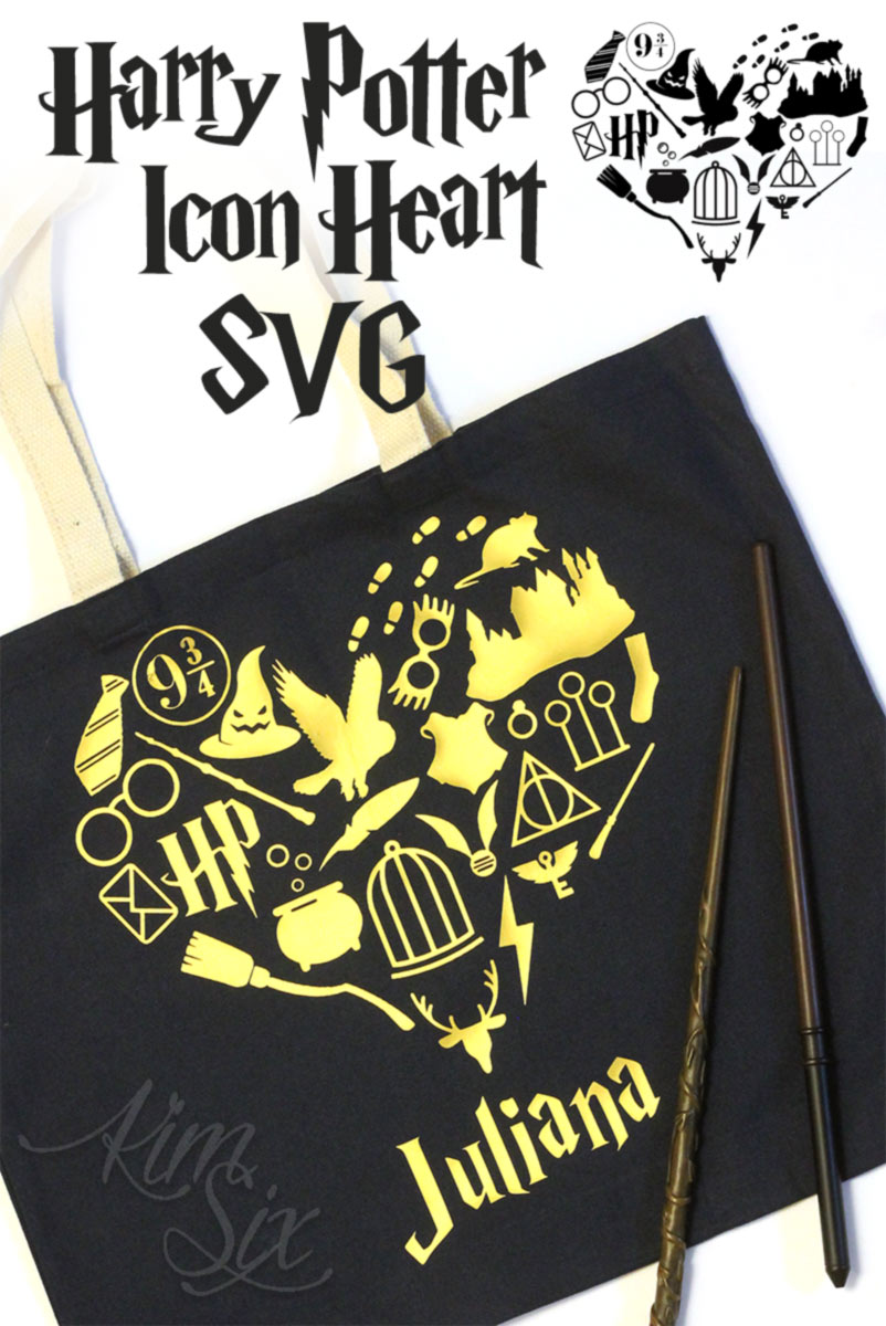 Download A SVG file featuring all the iconic images from Harry ...