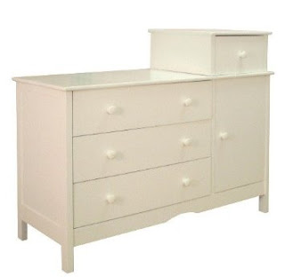 combo dresser with cabinet