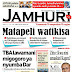 HABARI KUBWA MAGAZETINI LEO JUMANNE JUNE 06/2023 _DKT. MPANGO AKERWA NA GARI ZA TAKA, MIFUKO YA PLASTIKI 